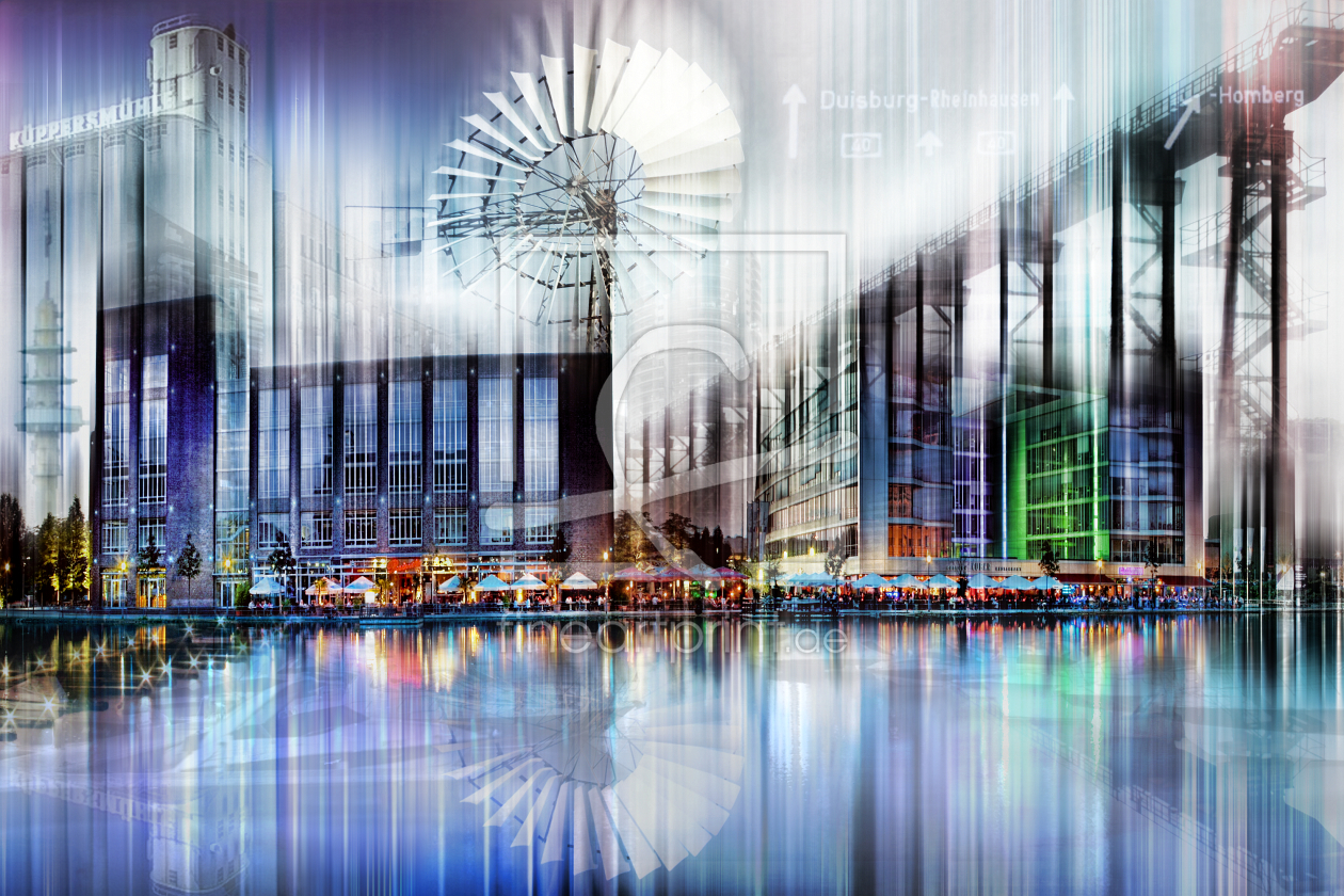 Bild-Nr.: 10583881 Duisburg Skyline Collage erstellt von Galerie-Fotoeffekt