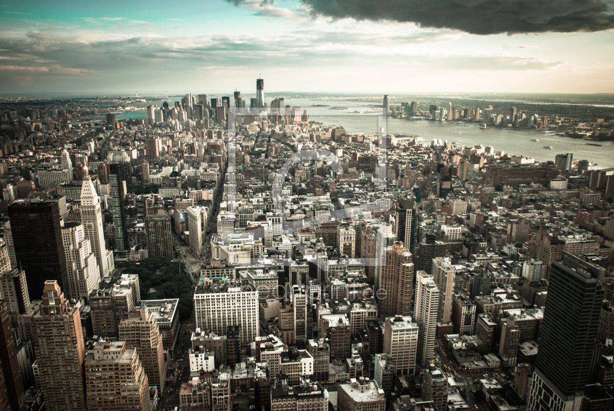 Bild-Nr.: 10584619 New York City von oben (vintage II) erstellt von hannes cmarits