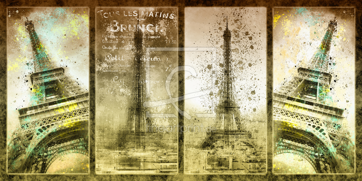 Bild-Nr.: 10588193 Digital-Art PARIS Eiffeltower Collage III erstellt von Melanie Viola