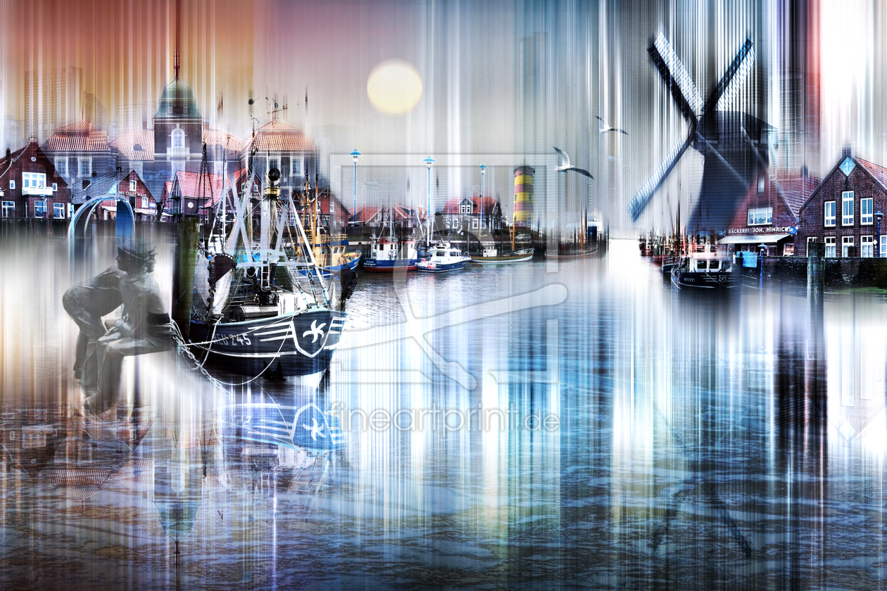 Bild-Nr.: 10589541 Neuharlingersiel Panorama  erstellt von Galerie-Fotoeffekt