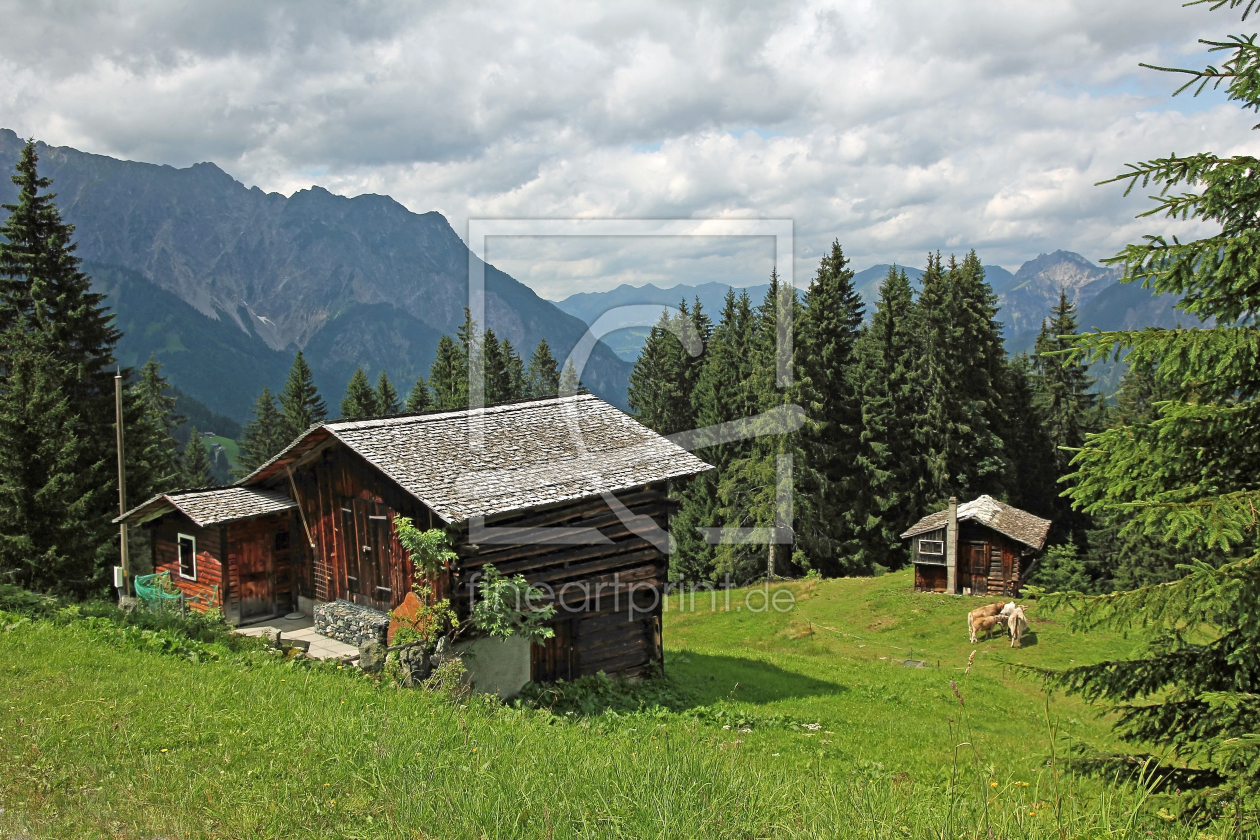 Bild-Nr.: 10609002 Almhütten im Montafon  erstellt von SusaZoom