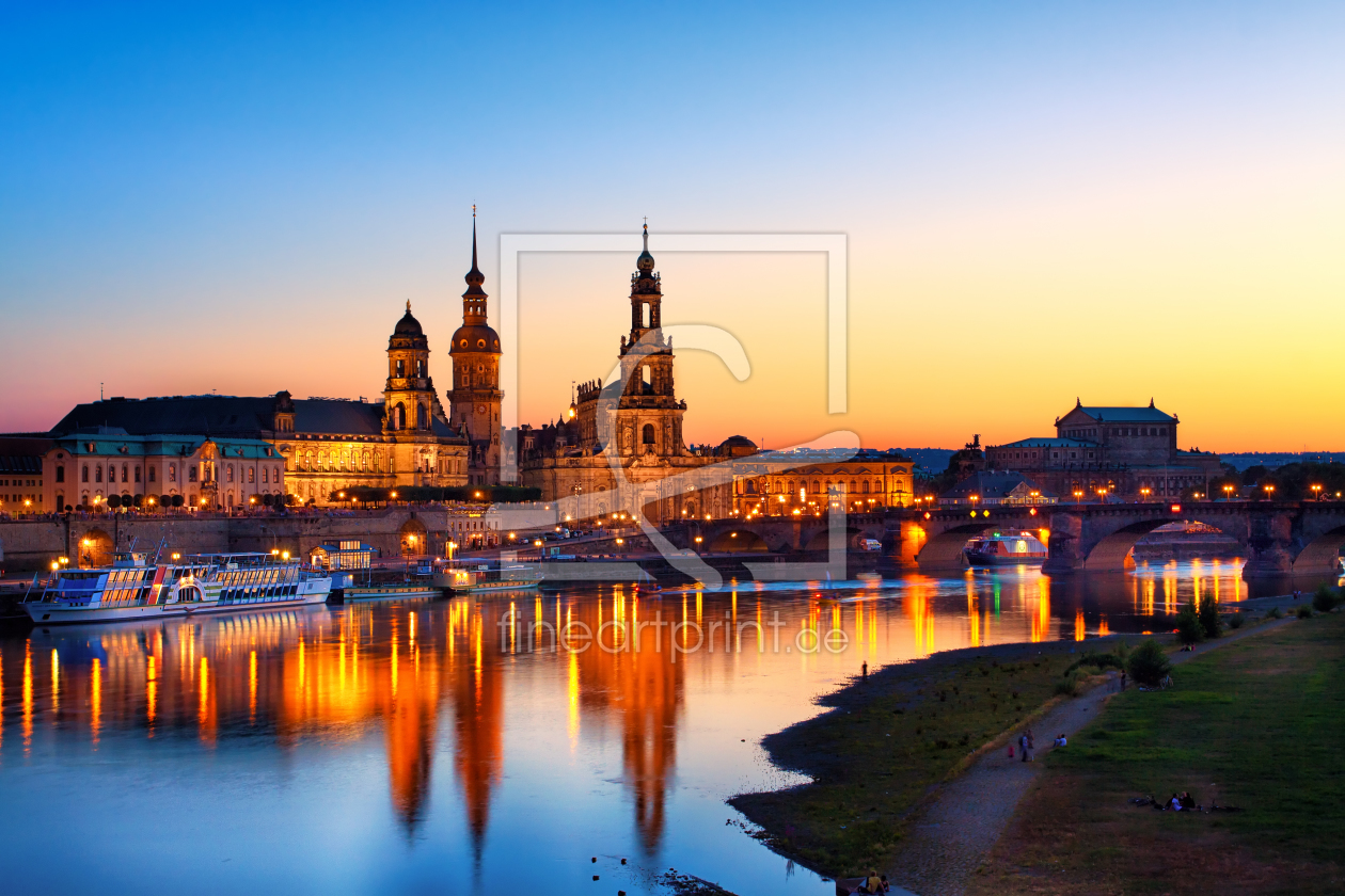 Bild-Nr.: 10610802 Sommerabend in Dresden erstellt von hessbeck