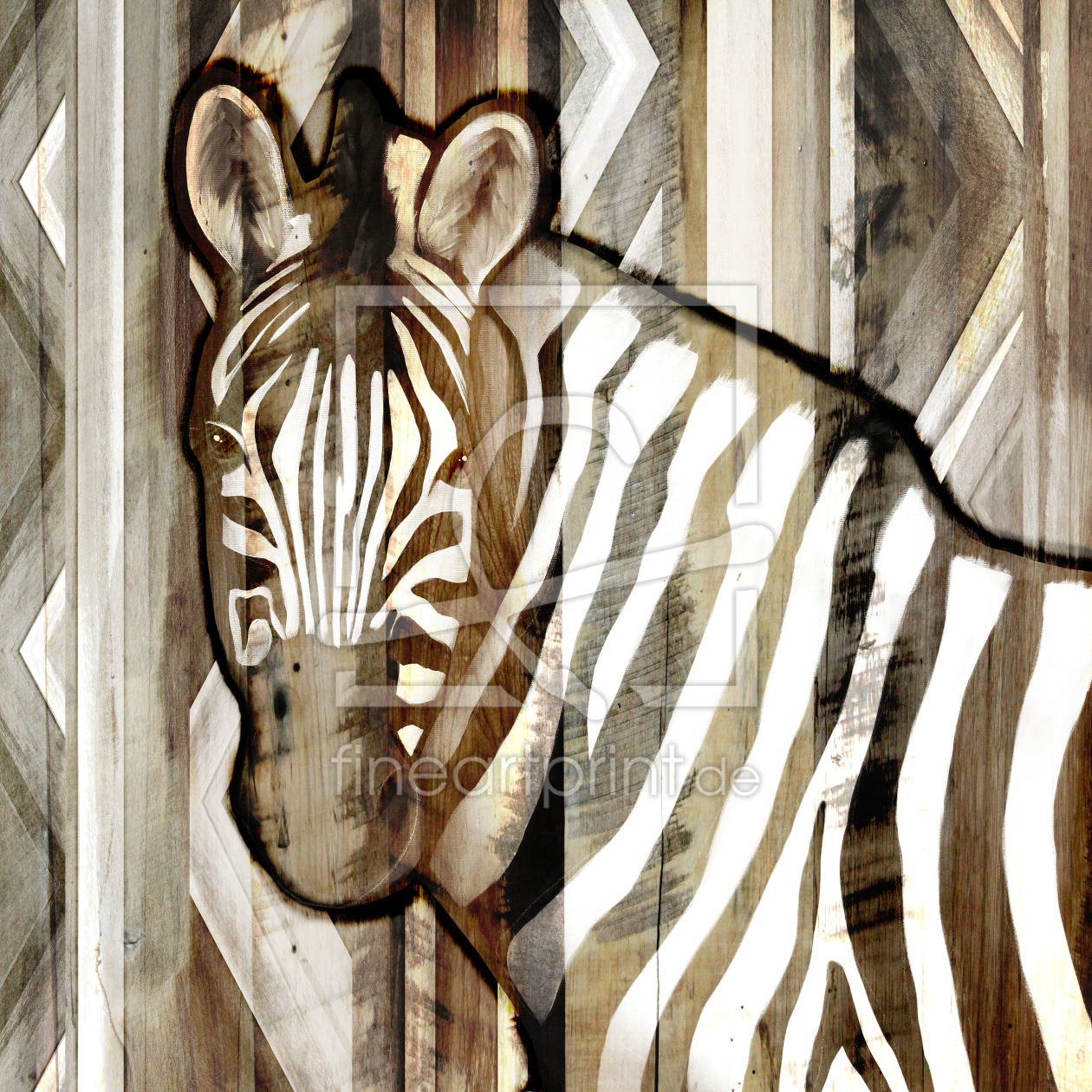 Bild-Nr.: 10613305 Safari Zebra erstellt von CASA-FINE-ARTS