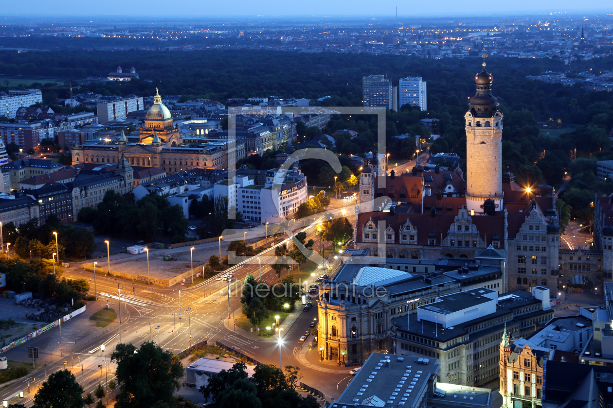 Bild-Nr.: 10623280 Leipzig zur Blauen Stunde erstellt von Marcel Schauer