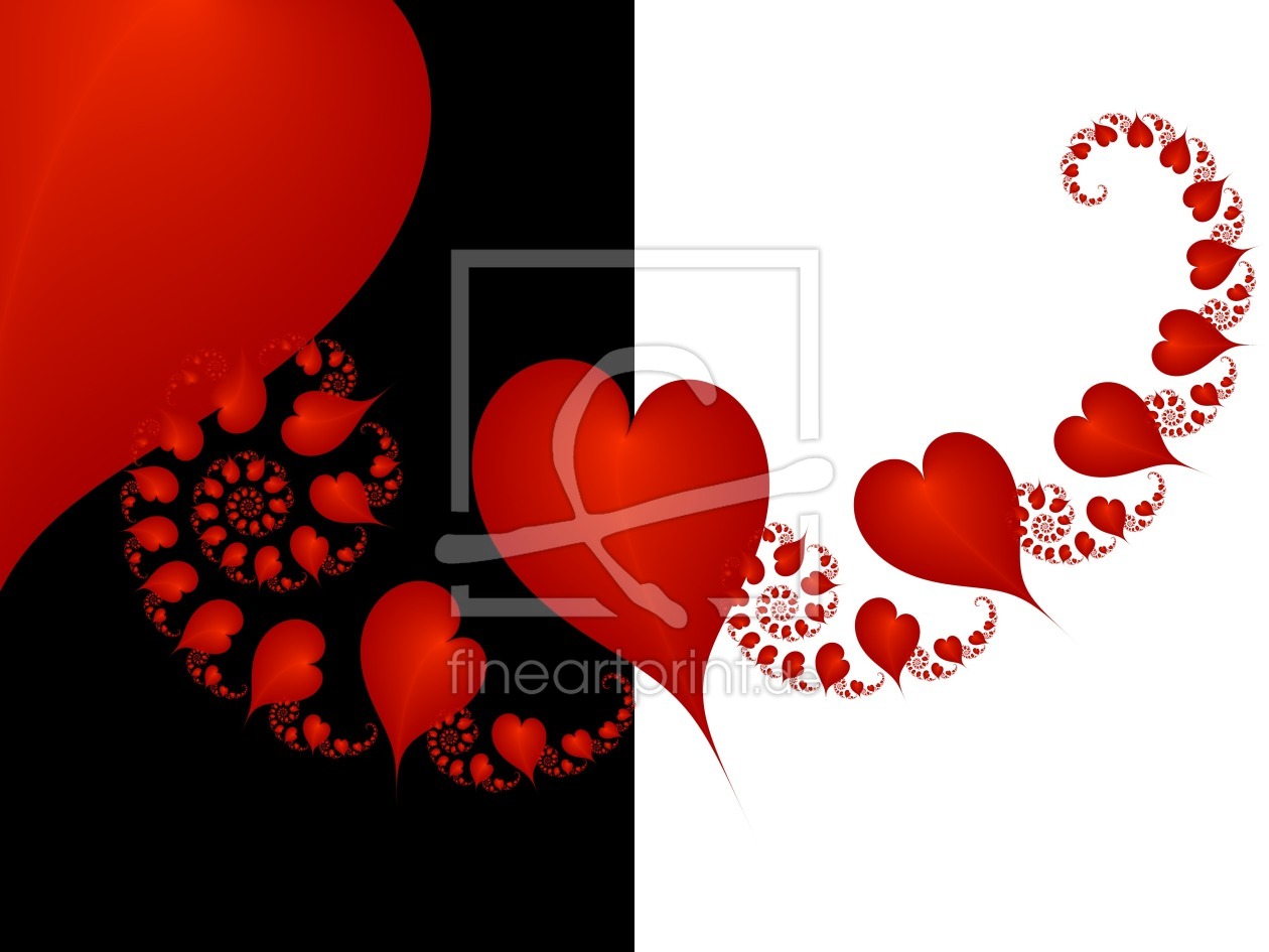 Bild-Nr.: 10624484 Rote Herzen erstellt von gabiw-art