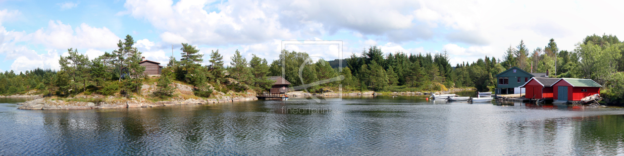 Bild-Nr.: 10628048 Häuser am See erstellt von Gerhard Albicker