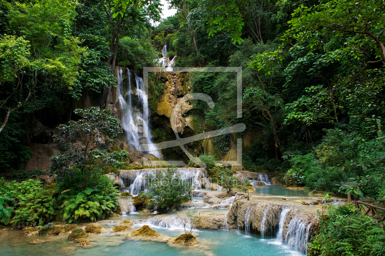Bild-Nr.: 10641540 Kuang Si Wasserfall in Laos erstellt von danielgiesenphotography