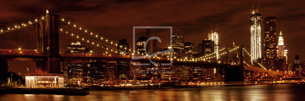 Bild-Nr.: 10642198 Night-Skylines NEW YORK CITY erstellt von Melanie Viola