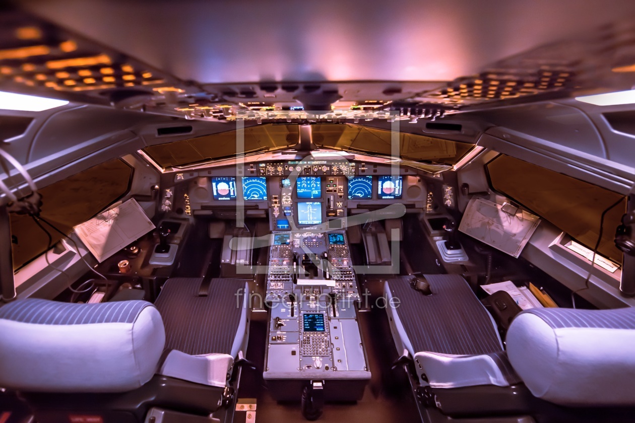 Bild-Nr.: 10644424 Cockpit A330 erstellt von mv-photo
