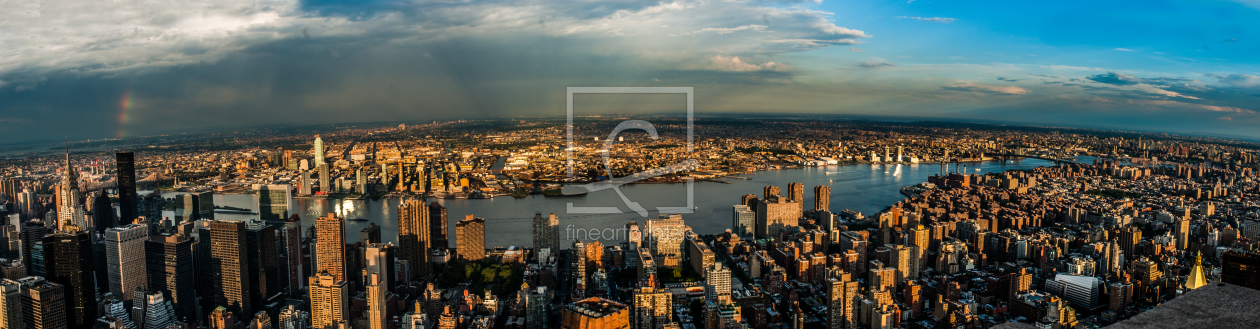 Bild-Nr.: 10644440 Wahnsinns Stimmung über Manhattan - Panorama erstellt von hannes cmarits