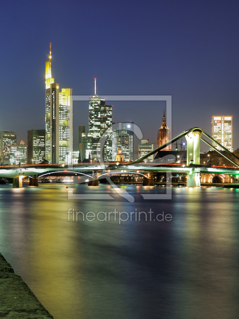 Bild-Nr.: 10644682 Flößerbrücke vor Skyline erstellt von RWfoto