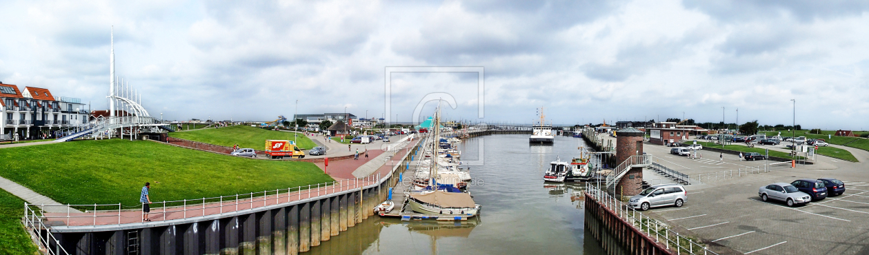 Bild-Nr.: 10650992 Nordsee Panorama Bensersiel erstellt von Galerie-Fotoeffekt