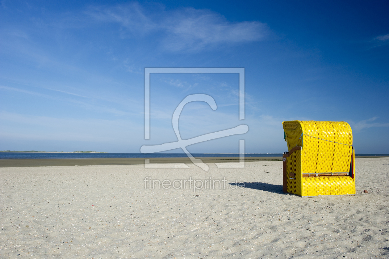 Bild-Nr.: 10652000 gelber Strandkorb erstellt von danielschoenen