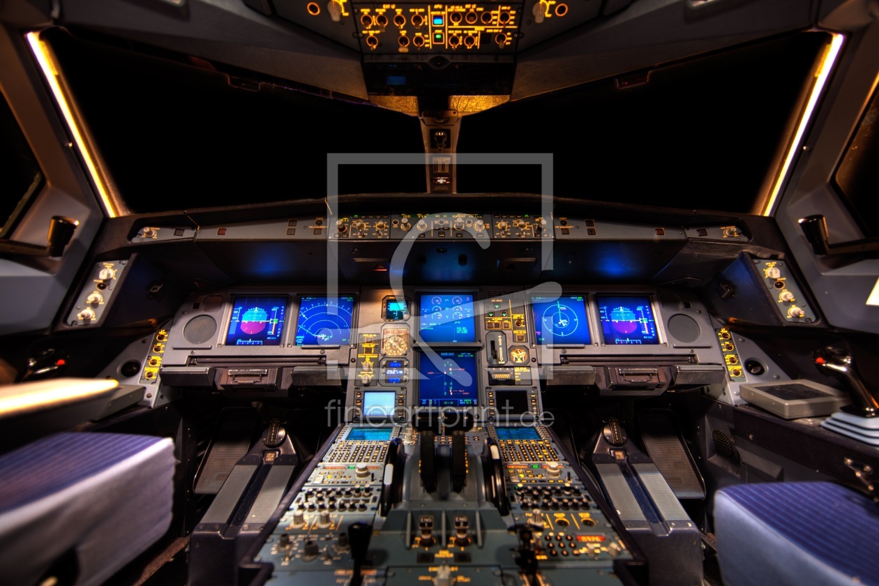 Bild-Nr.: 10652926 Cockpit A330 erstellt von mv-photo