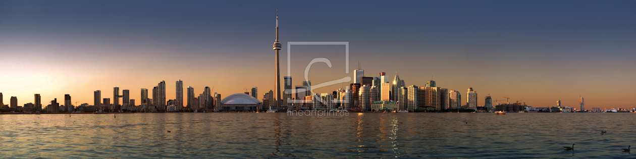 Bild-Nr.: 10654738 Toronto Suset Panorama erstellt von Miho Birimisa