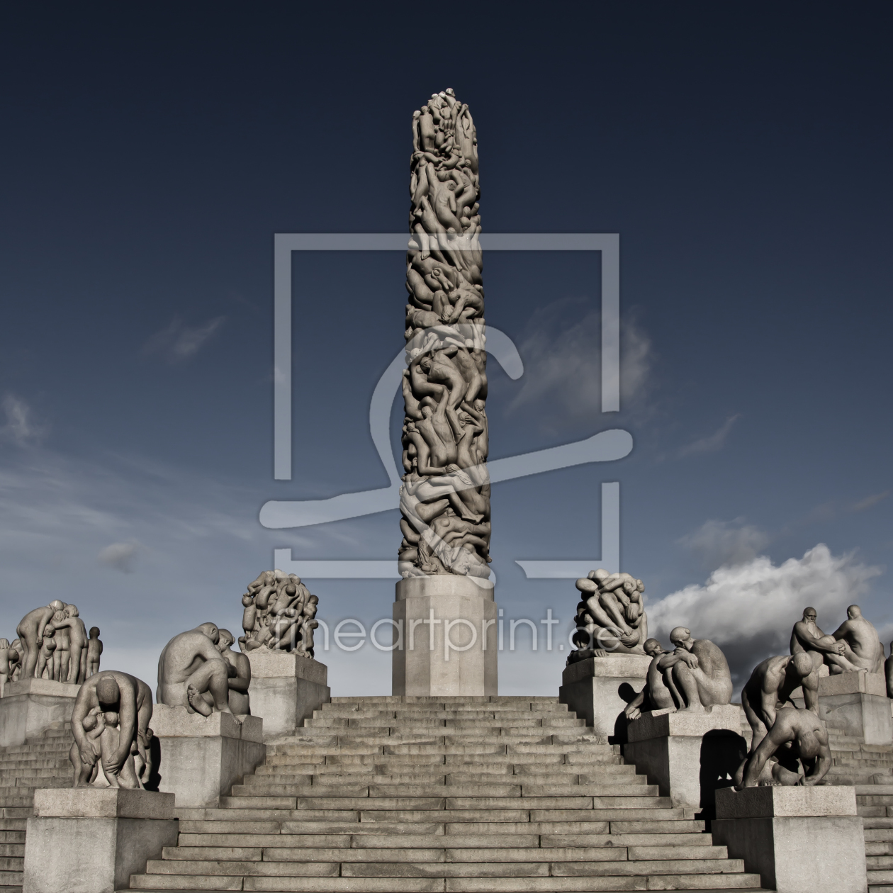 Bild-Nr.: 10655018 Monolith von Gustav Vigeland erstellt von Bernd Günther