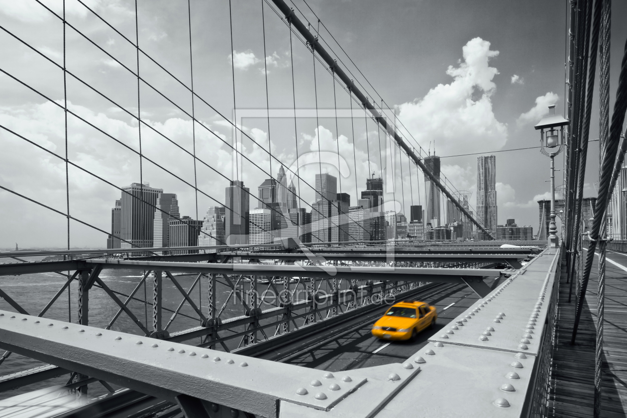 Bild-Nr.: 10659848 Blick von der Brooklyn Bridge erstellt von Melanie Viola