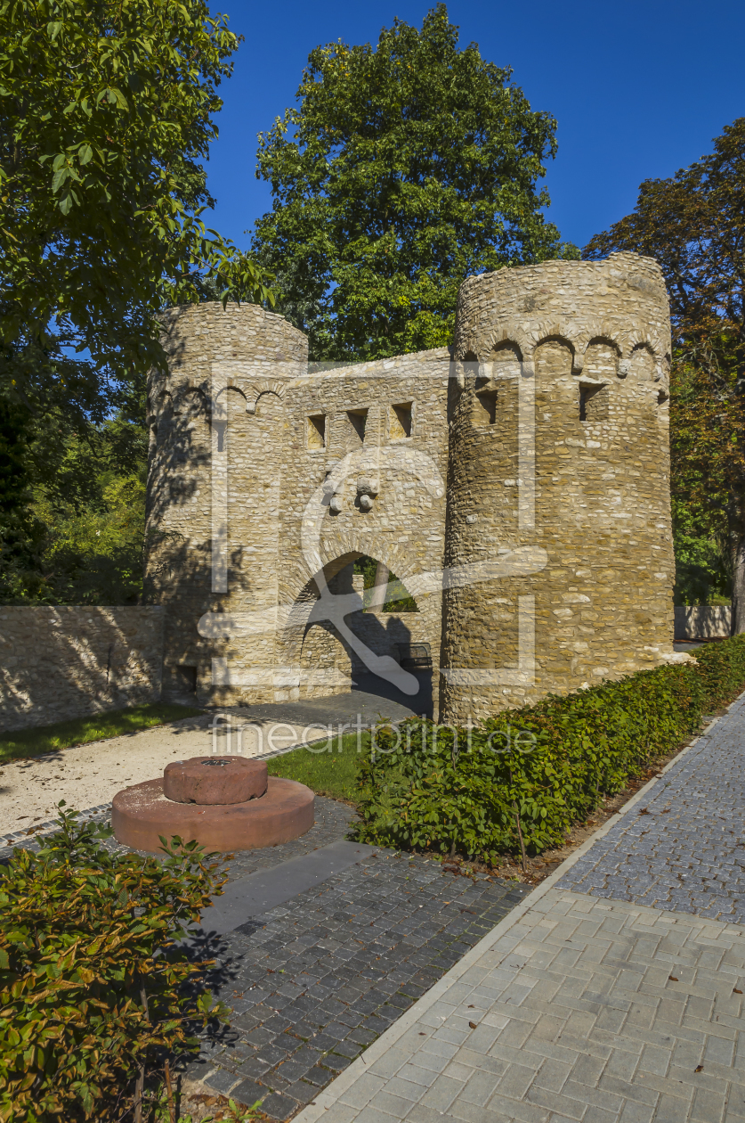 Bild-Nr.: 10660970 Ohrenbrücker Tor Ingelheim - Westansicht erstellt von Erhard Hess