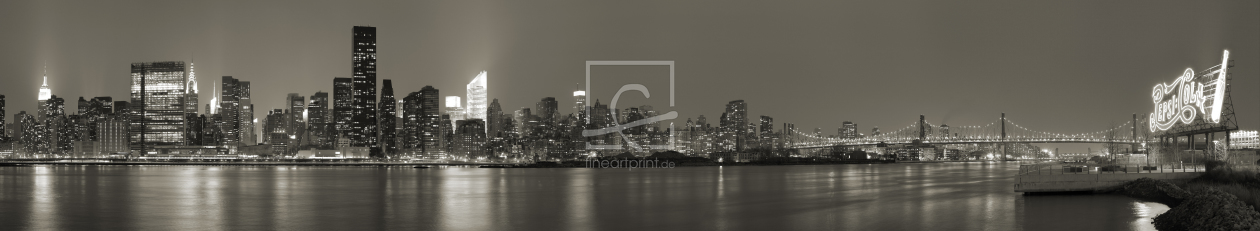 Bild-Nr.: 10661670 Manhattan Skyline (Panorama) b/w erstellt von BvuPhotography