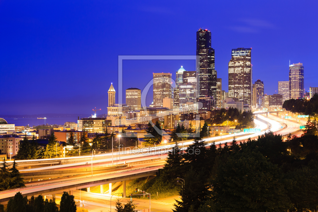 Bild-Nr.: 10665768 Seattle Skyline erstellt von BvuPhotography