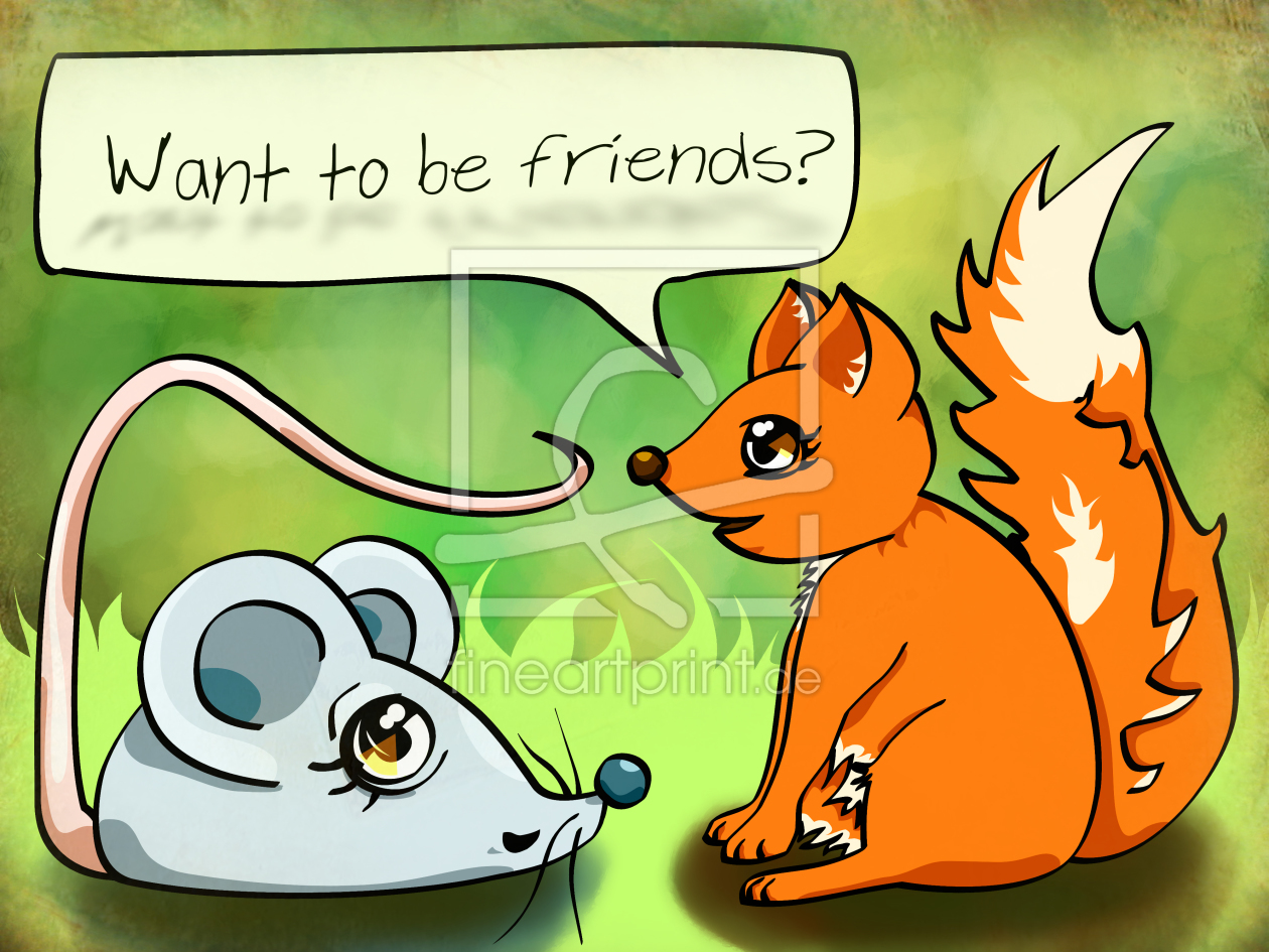 Bild-Nr.: 10671018 Want To Be Friends? erstellt von Claudia Pflicke