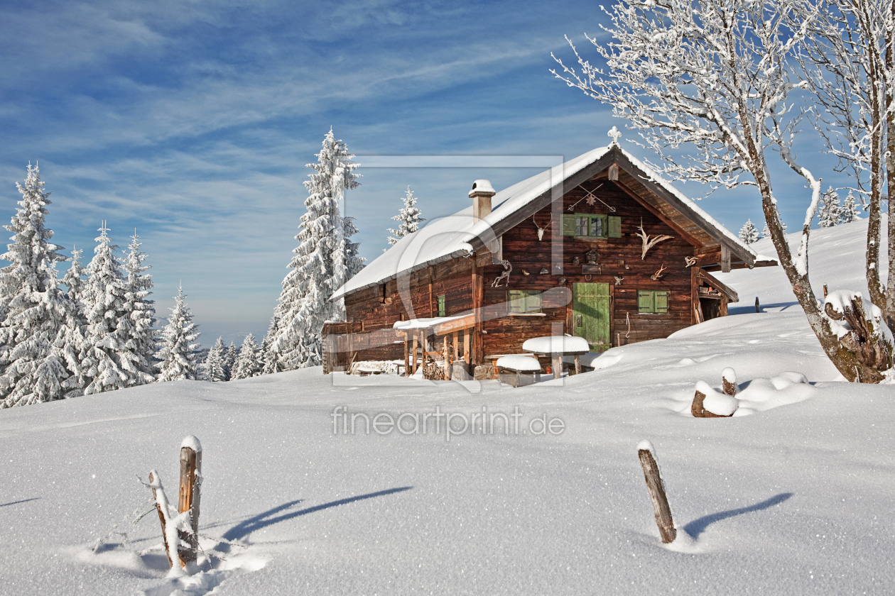 Bild-Nr.: 10690855 Almhütte im Winter erstellt von EderHans