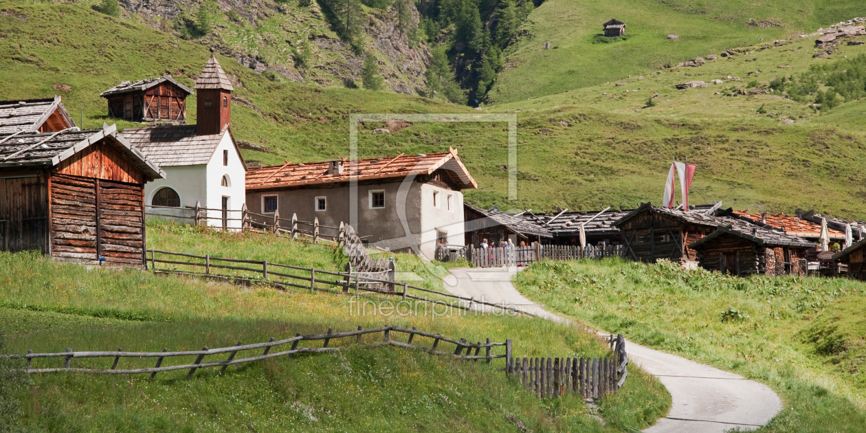 Bild-Nr.: 10697373 Südtiroler Almdorf erstellt von EderHans