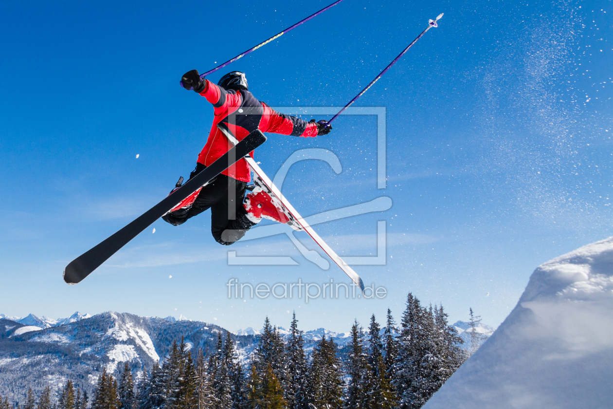 Bild-Nr.: 10699705 Skifahrer im Sprung erstellt von stefanschurr