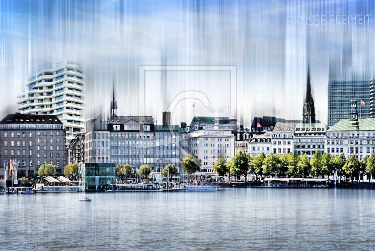 Bild-Nr.: 10703669 Hamburg Panorama Collage erstellt von Galerie-Fotoeffekt