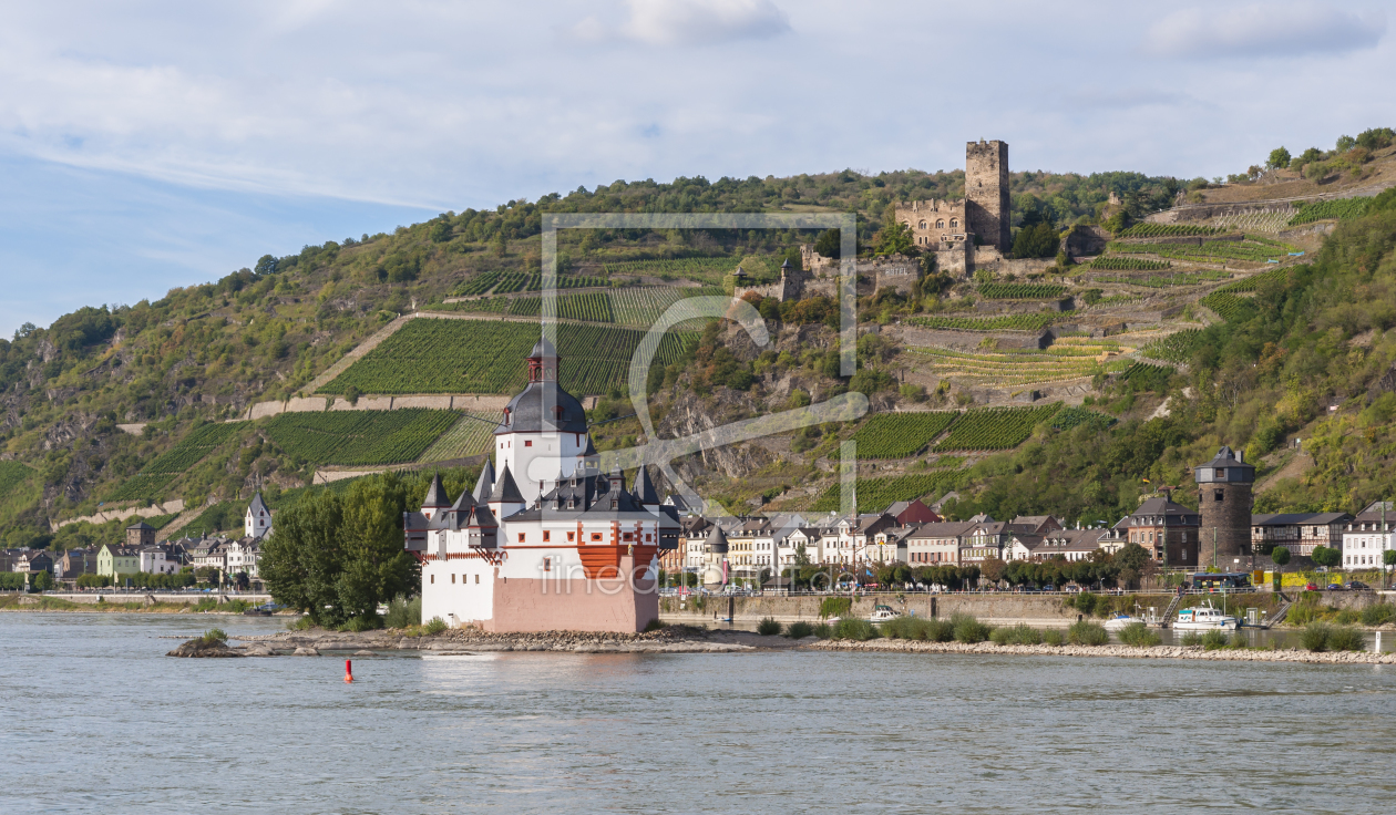 Bild-Nr.: 10705075 Burgen Pfalzgrafenstein + Gutenfels 2 erstellt von Erhard Hess