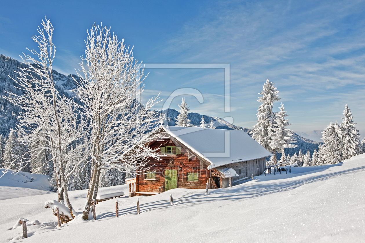 Bild-Nr.: 10705999 Almhütte im Winter erstellt von EderHans