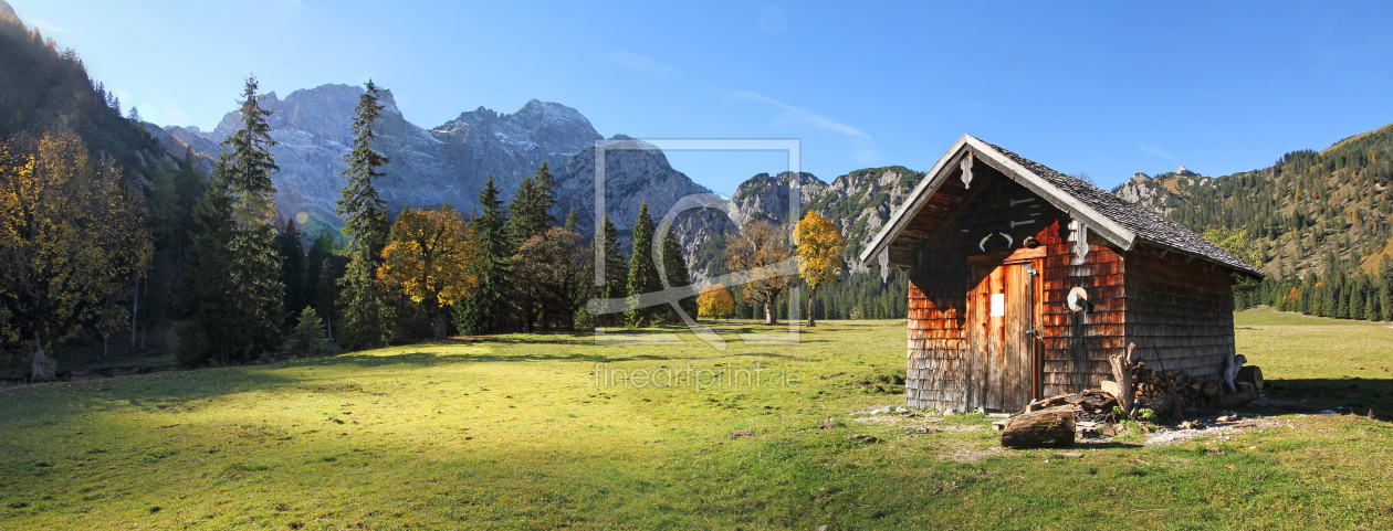 Bild-Nr.: 10708941 Hütte im Rohntal, Karwendel erstellt von SusaZoom