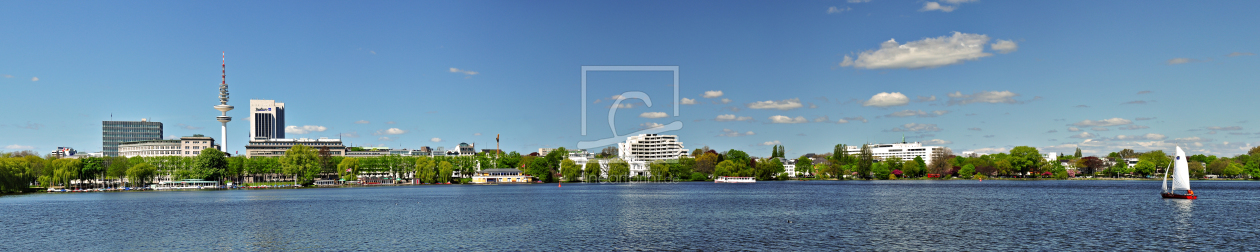 Bild-Nr.: 10712953 Außenalster Panorama erstellt von Nordbilder