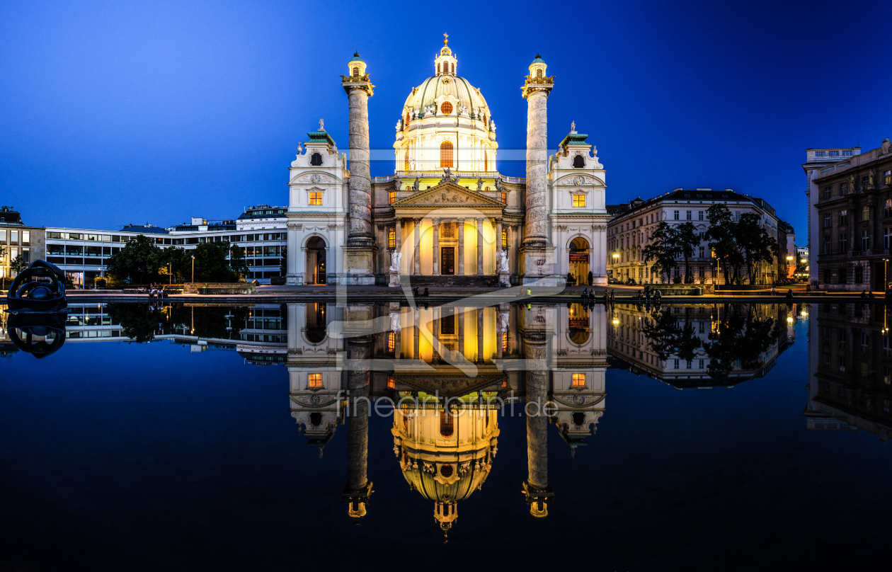 Bild-Nr.: 10712991 Karlskirche in Wien Panorama XXL erstellt von Jean Claude Castor