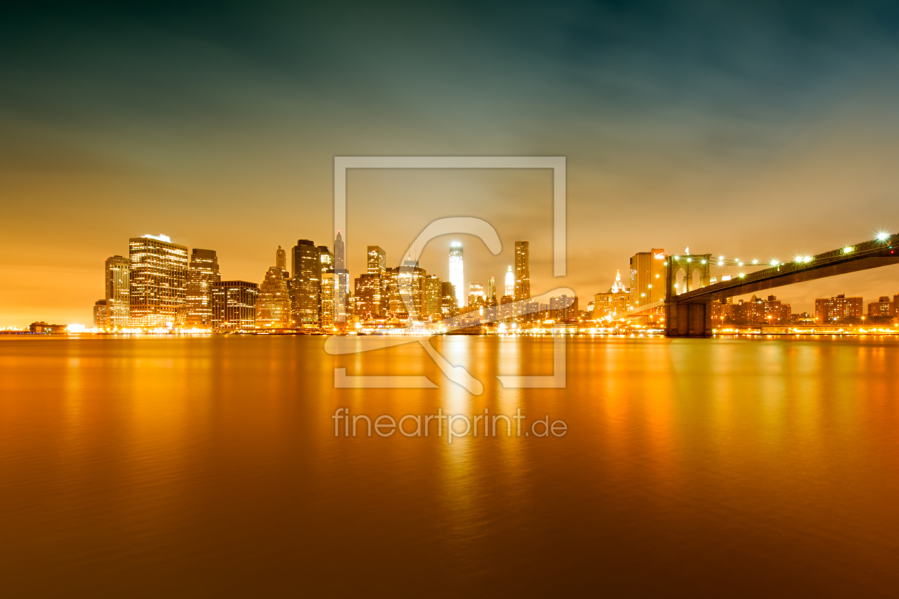 Bild-Nr.: 10715975 New York City - Manhattan Skyline bei Nacht erstellt von AlexanderVoss