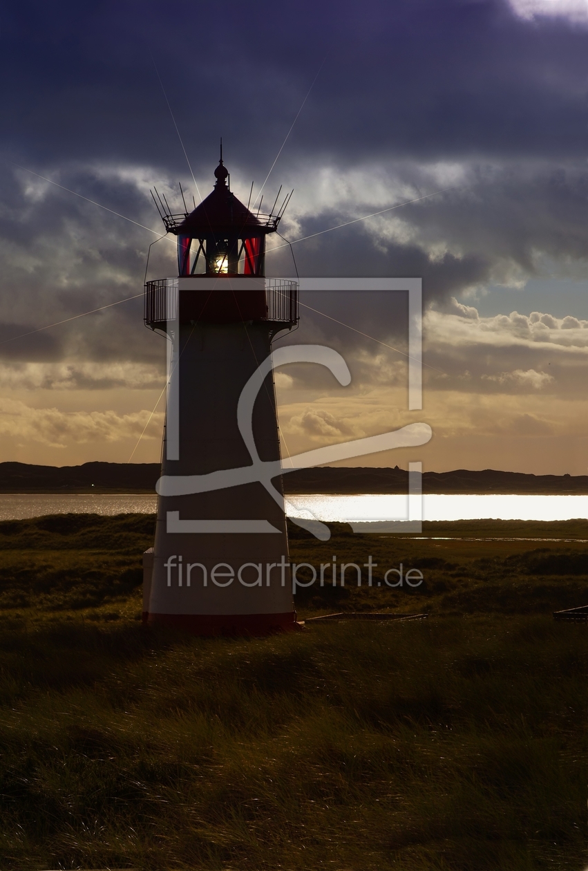 Bild-Nr.: 10720551 Abends am Leuchtturm Westellenbogen Sylt erstellt von Ina  Penning