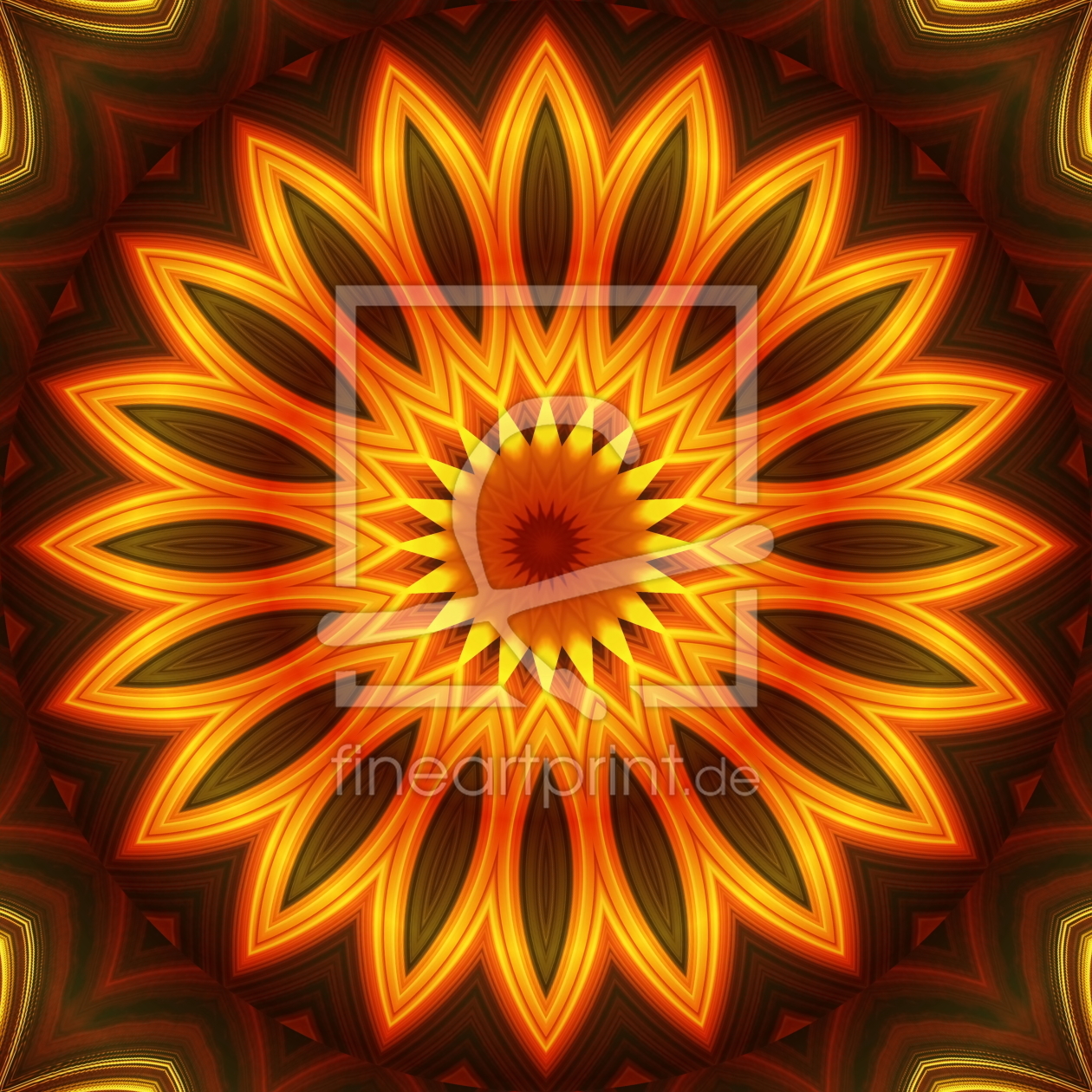 Bild-Nr.: 10735721 Mandala leuchtende Blume erstellt von Christine Bässler