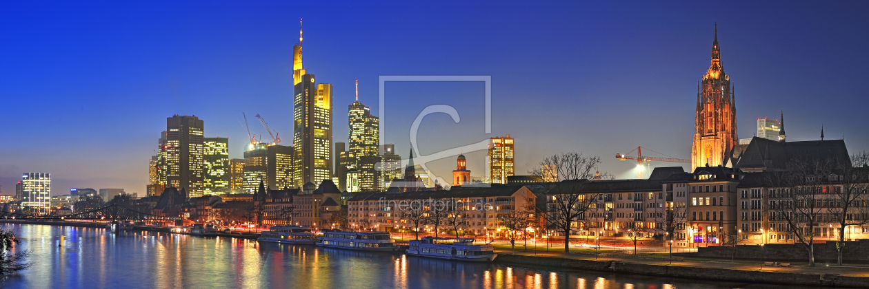 Bild-Nr.: 10743565 Panorama Skyline Frankfurt erstellt von FineArtImages