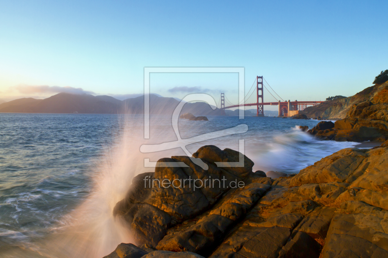 Bild-Nr.: 10745273 Golden Gate Bridge am Abend erstellt von Melanie Viola