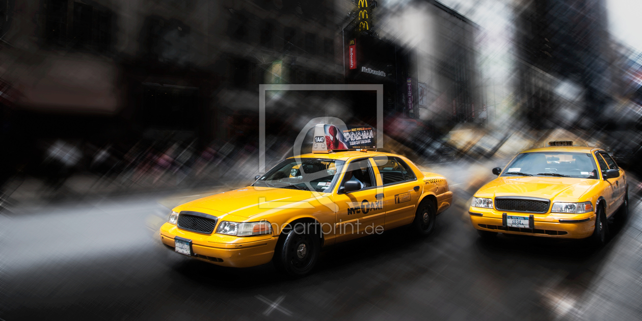 Bild-Nr.: 10748667 Yellow Cabs in China Town - gray erstellt von hannes cmarits