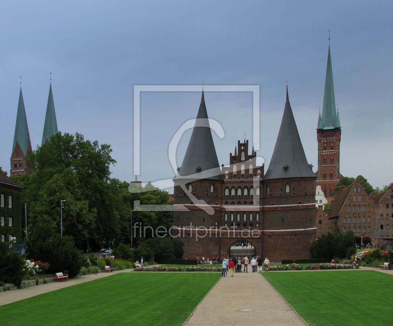 Bild-Nr.: 10756725 Holstentor zu Lübeck erstellt von Maxbenno