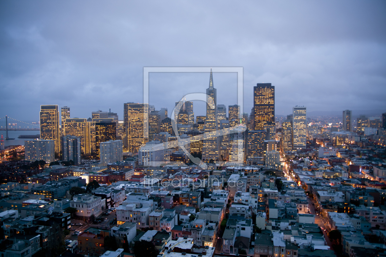 Bild-Nr.: 10760177 Skyline San Francisco erstellt von reisefoto