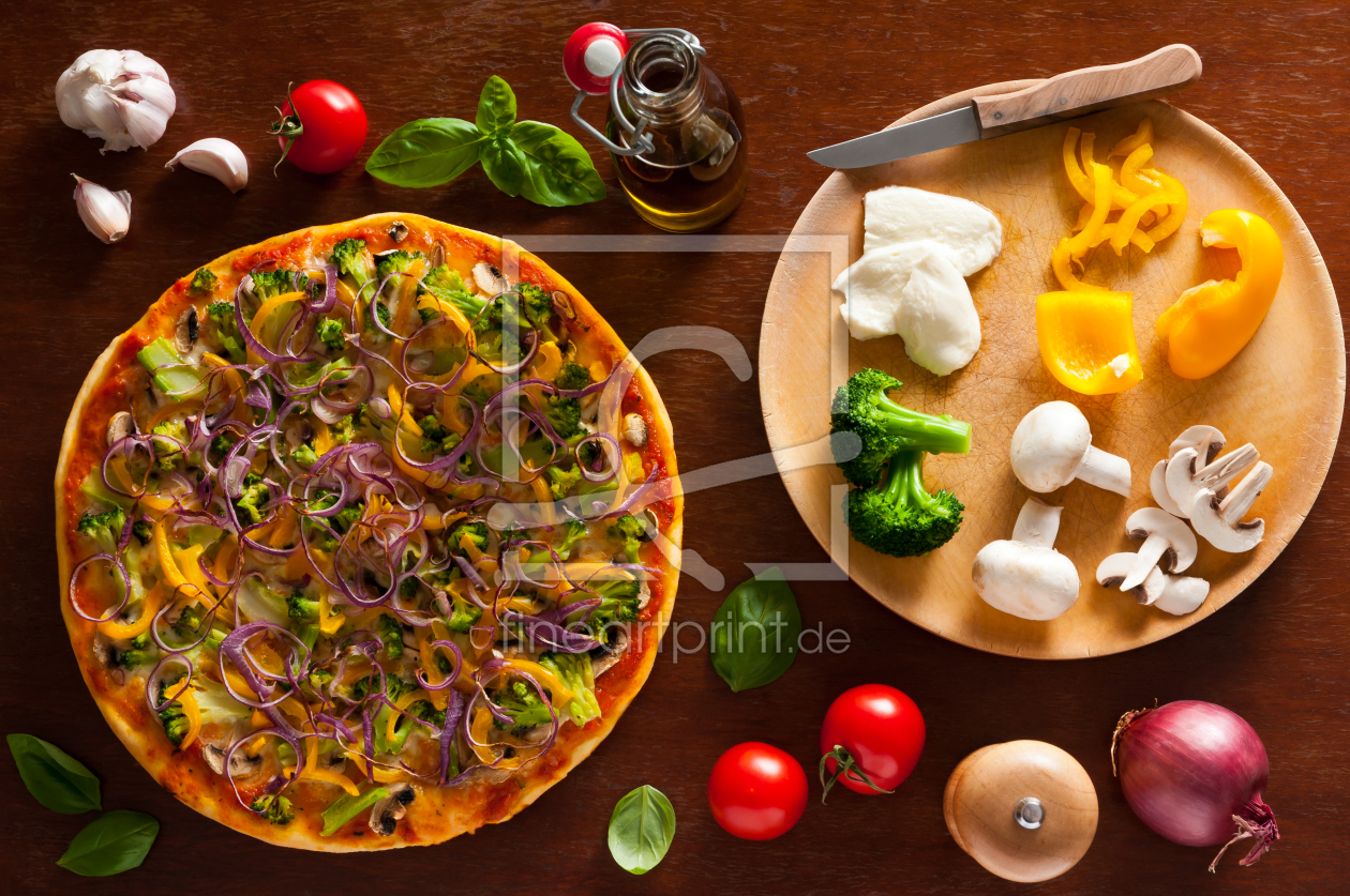 Bild-Nr.: 10763509 vegetarische Pizza erstellt von Christian Draghici