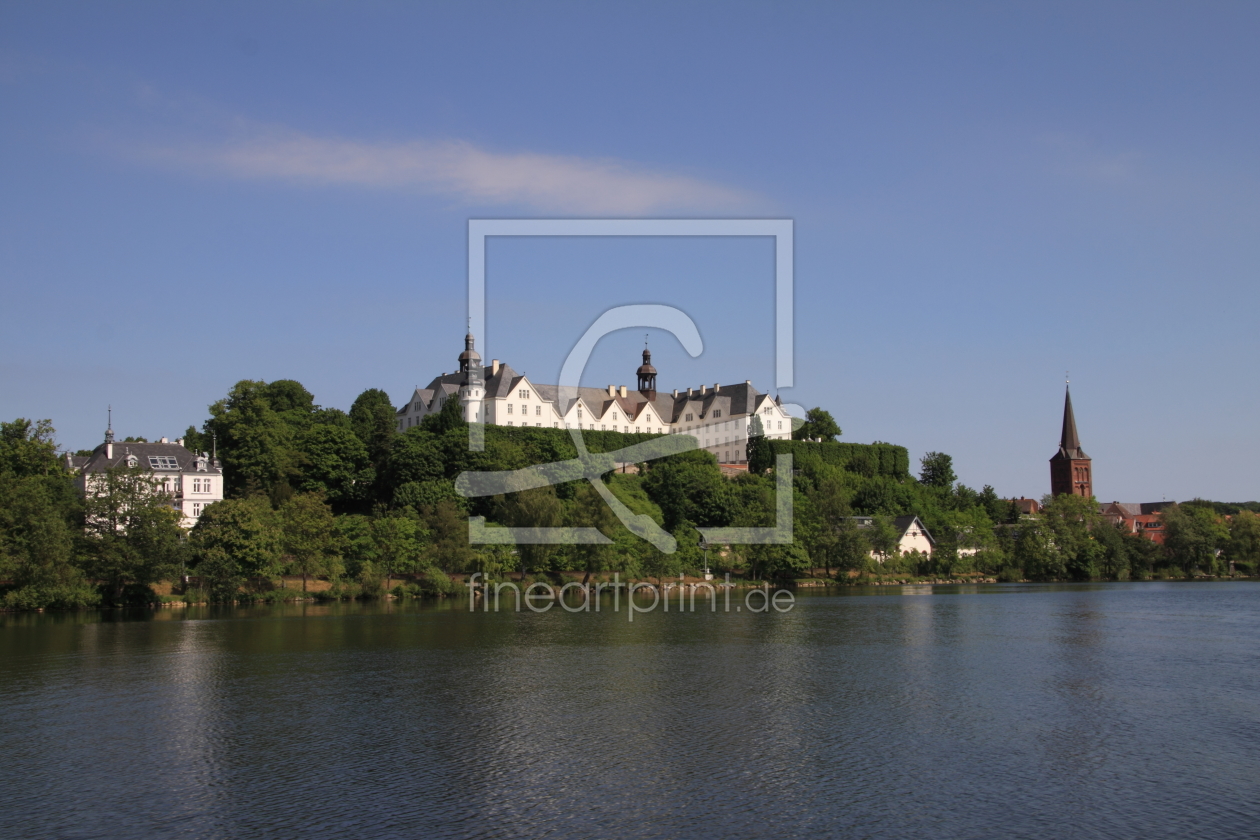 Bild-Nr.: 10765355 Plön Schloss mit Kirche erstellt von Maxbenno