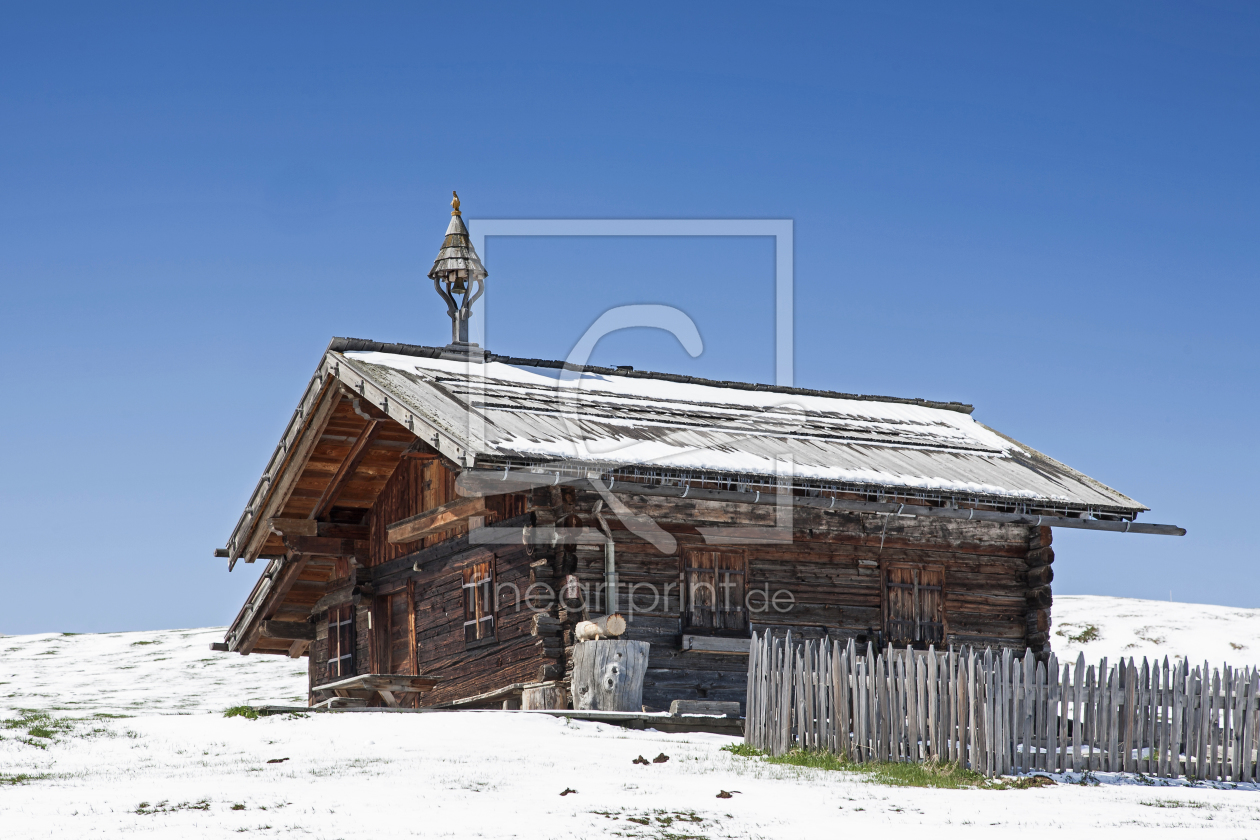 Bild-Nr.: 10769949 Almhüütte im Spätwinter erstellt von EderHans