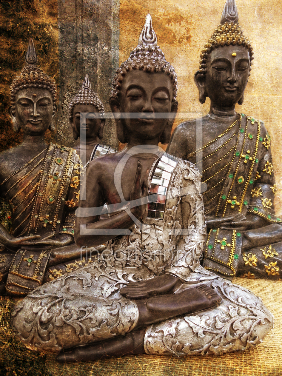 Bild-Nr.: 10774619 the 4 Buddhas erstellt von Vereinigung-Emotional-Expressionisten