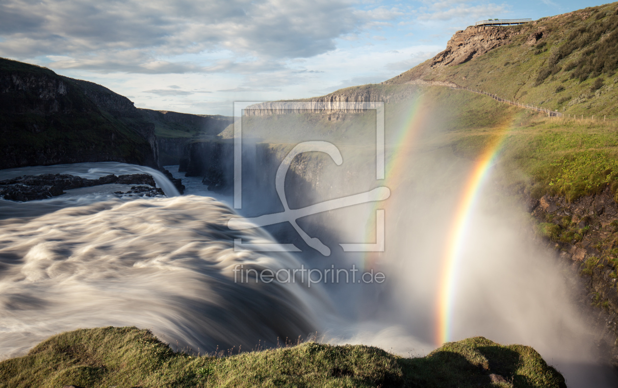 Bild-Nr.: 10780403 Gullfoss - Double Rainbow erstellt von Stefan Rieger