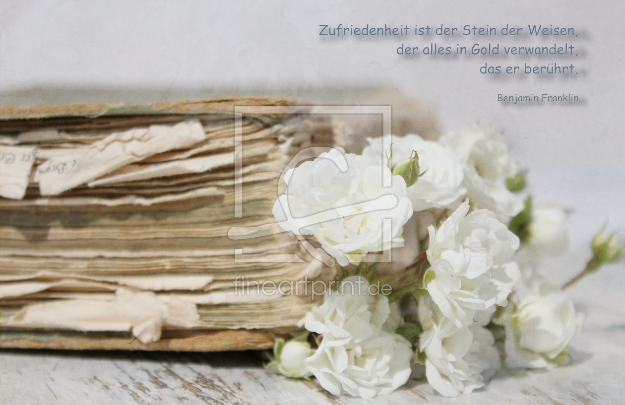 Bild-Nr.: 10782727 Buch und Rosen erstellt von Heike Hultsch