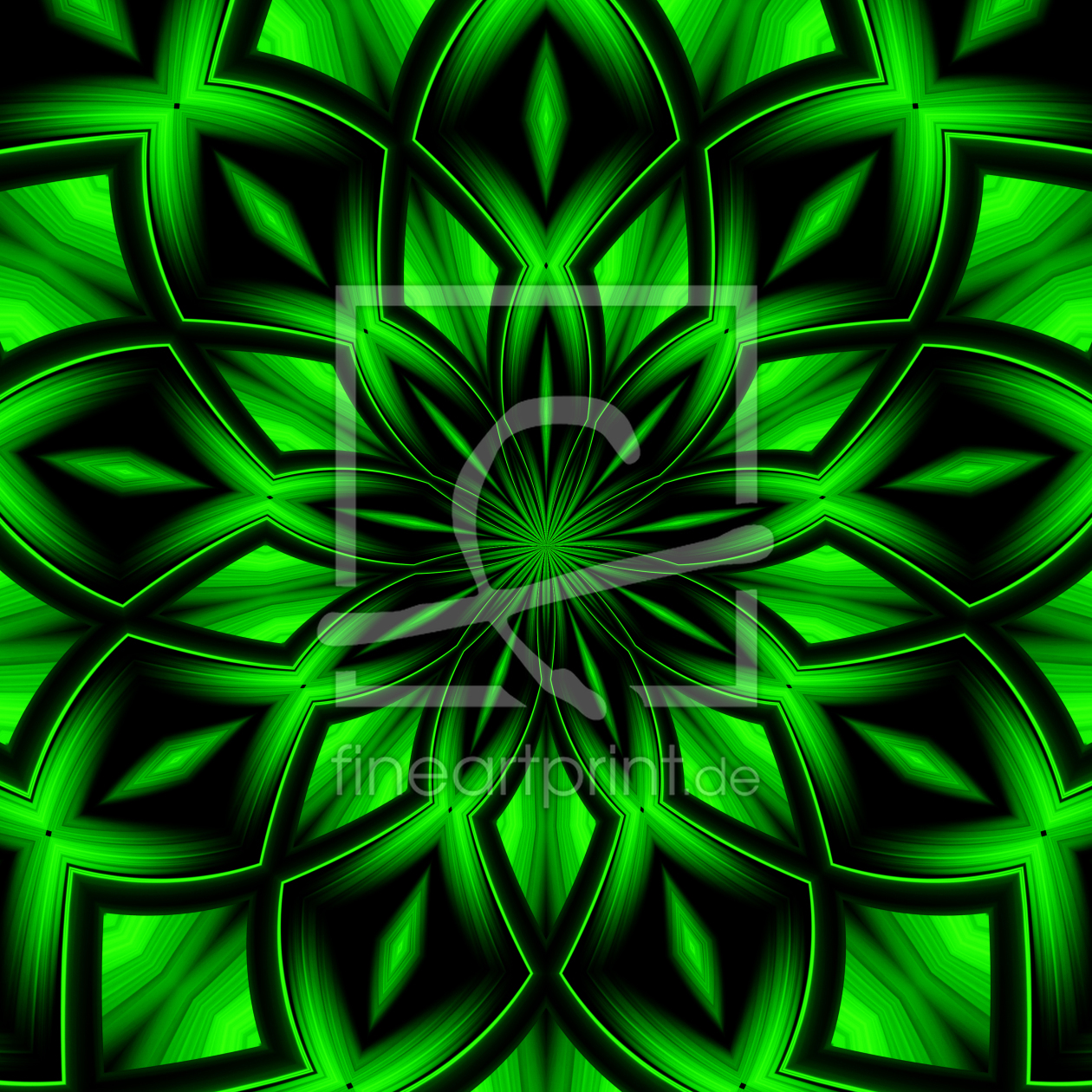 Bild-Nr.: 10784405 Mandala Grün erstellt von Atteloi