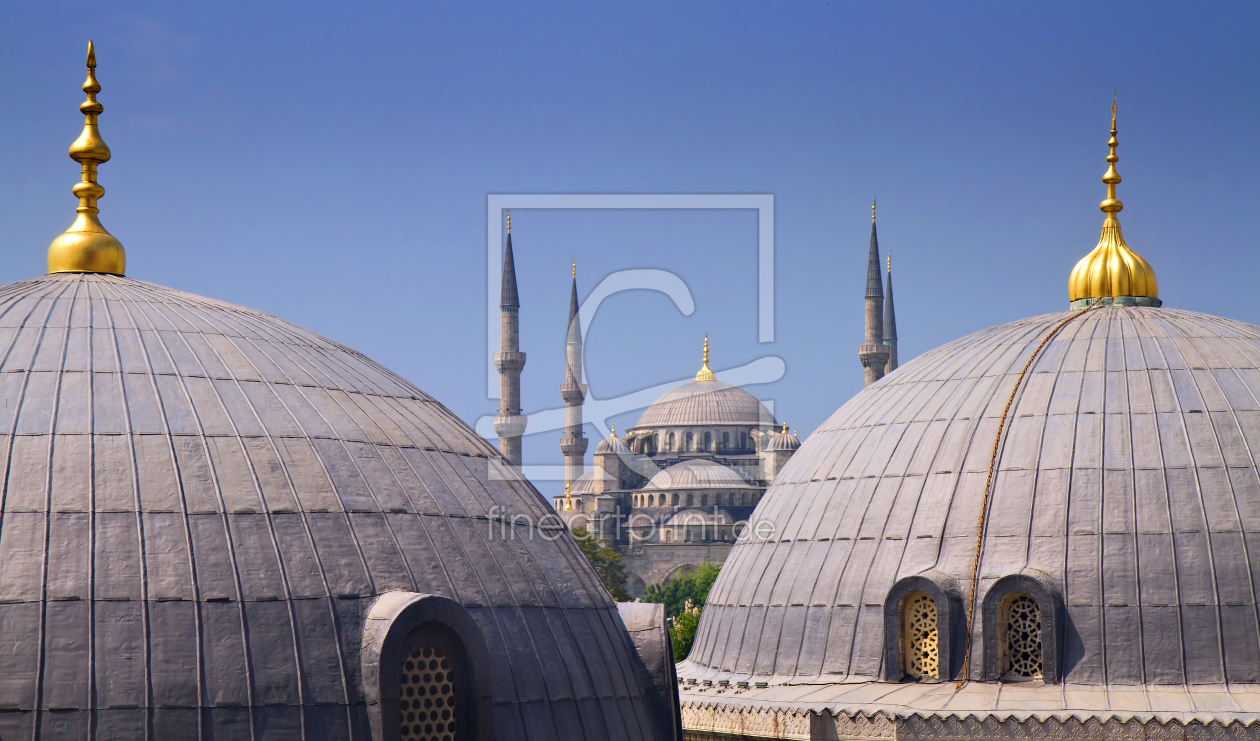 Bild-Nr.: 10784877 Blue mosque with Domes of the Hagia Sophia erstellt von Circumnavigation